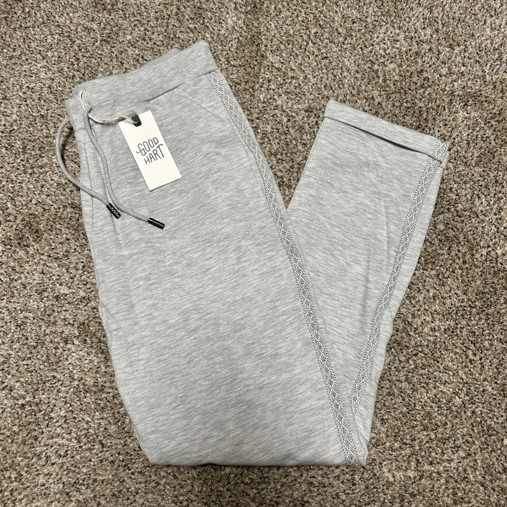 NWT Women's Matilda Jane Good Hart Vacherie French Terry Joggers Pants Size M